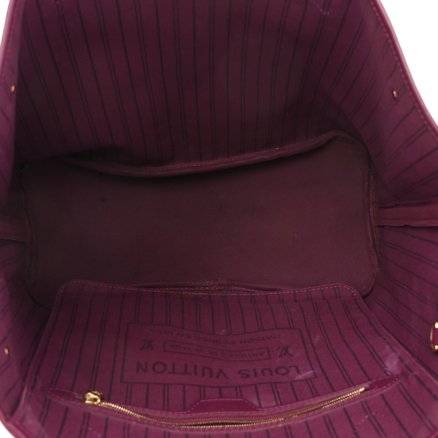 Louis Vuitton Monogram Totem Neverfull MM Magenta 5 of 12