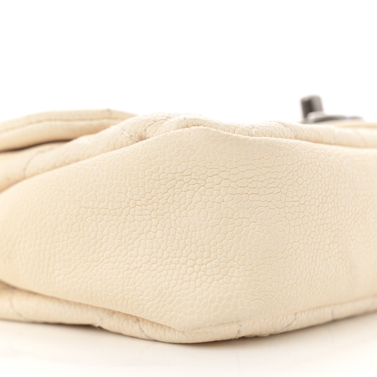 Chanel Caviar Quilted Mini Simply CC Flap White 9 of 19