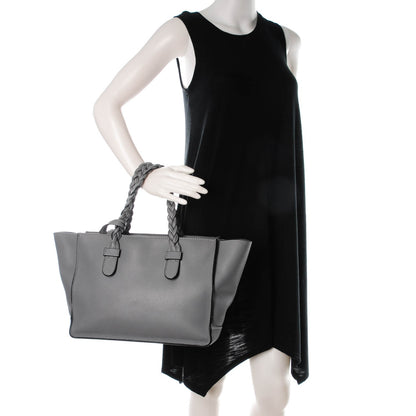 Valentino Garavani Grained Calfskin Small To Be Cool Tote Grigio Perla 2 of 9