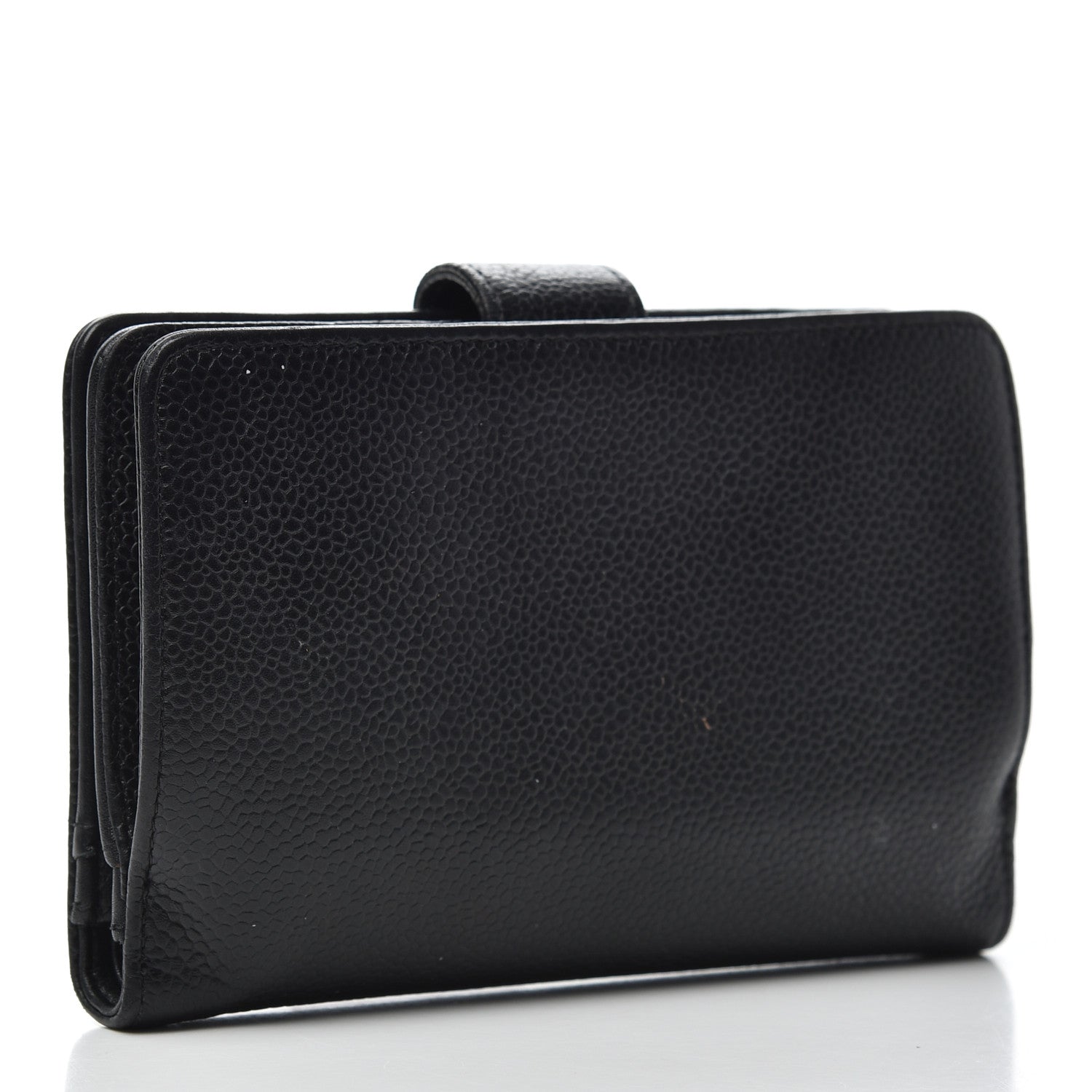 Chanel Caviar Timeless CC French Wallet Black 3 of 15
