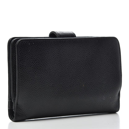 Chanel Caviar Timeless CC French Wallet Black 3 of 15