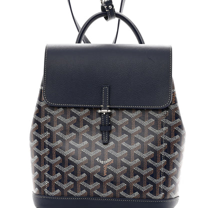Goyard Goyardine Calfskin Mini Alpin Backpack Navy 7 of 9