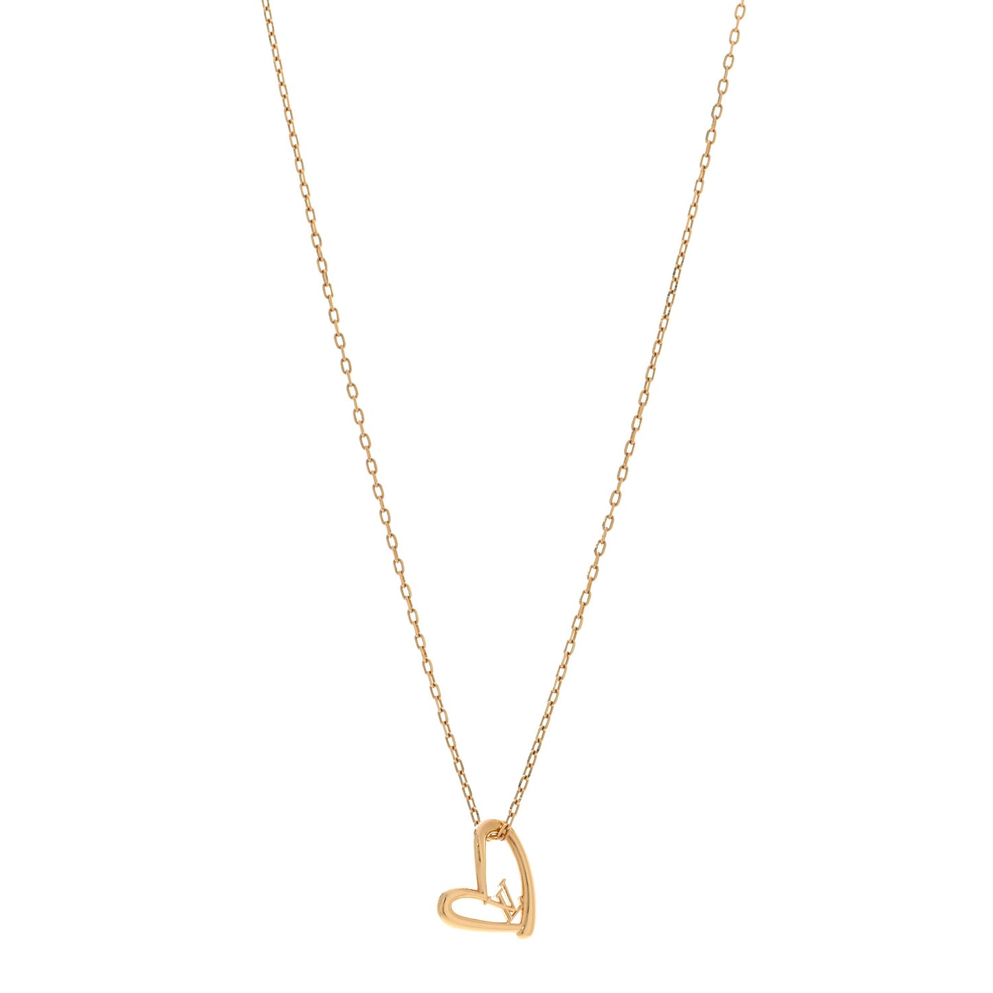 Metal Fall In Love Necklace