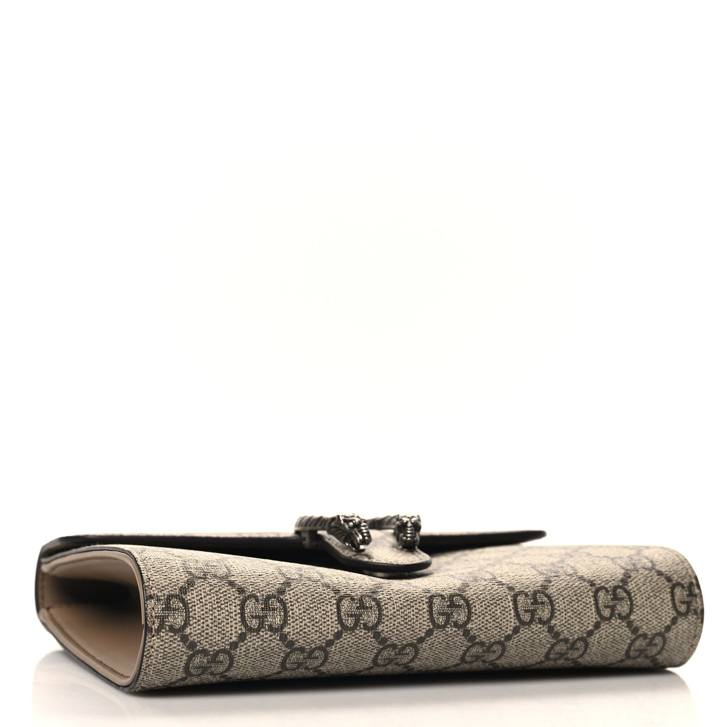 GG Supreme Monogram Dionysus Clutch Taupe