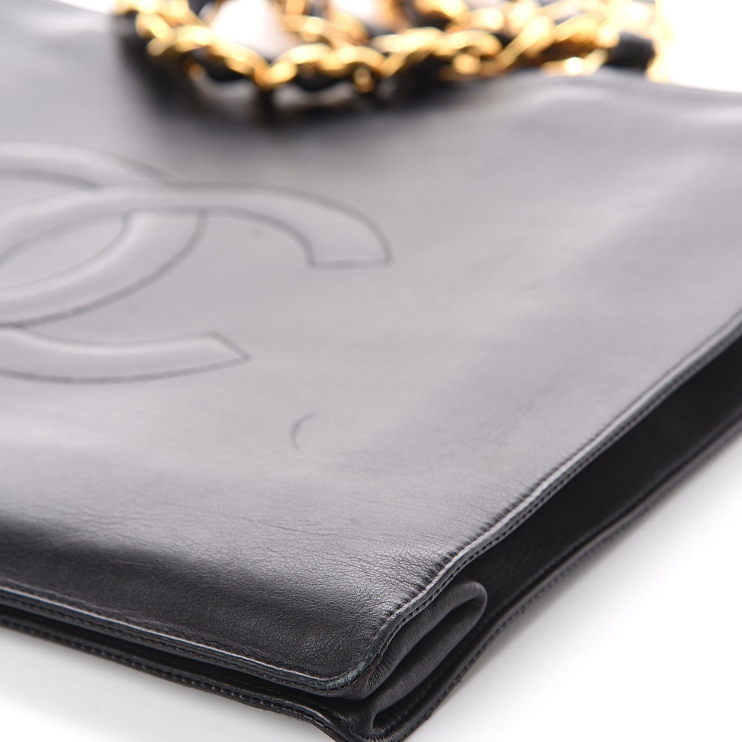 Lambskin CC Shoulder Bag Black