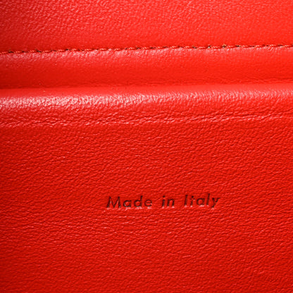 Celine Elephant Calfskin Mini Tri-Color Belt Bag Vermillion 7 of 11