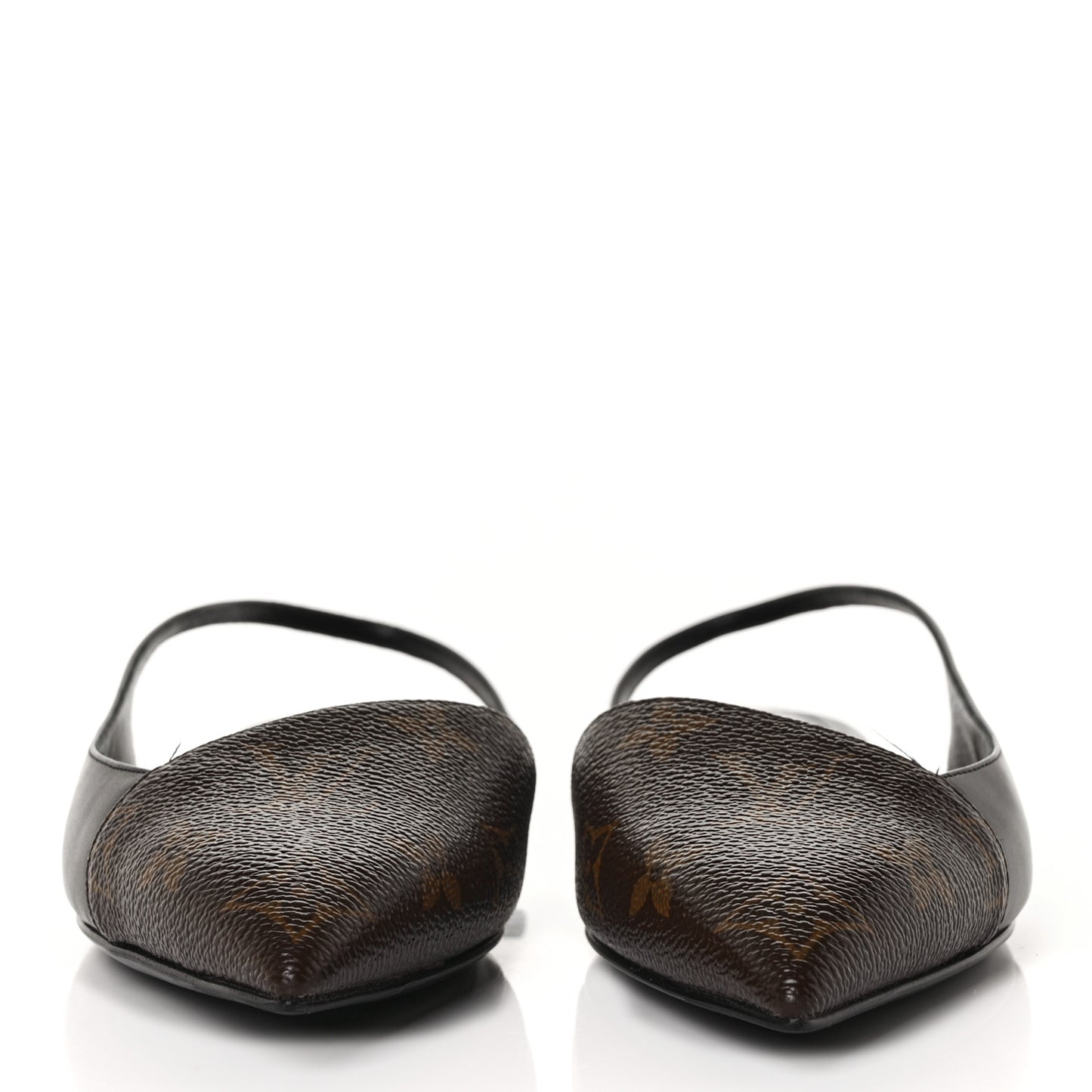 Patent Monogram Cherie Slingback Ballerina Flats 38
