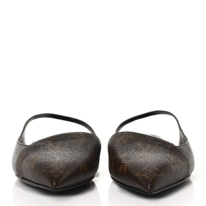 Louis Vuitton Patent Monogram Cherie Slingback Ballerina Flats 38 2 of 8