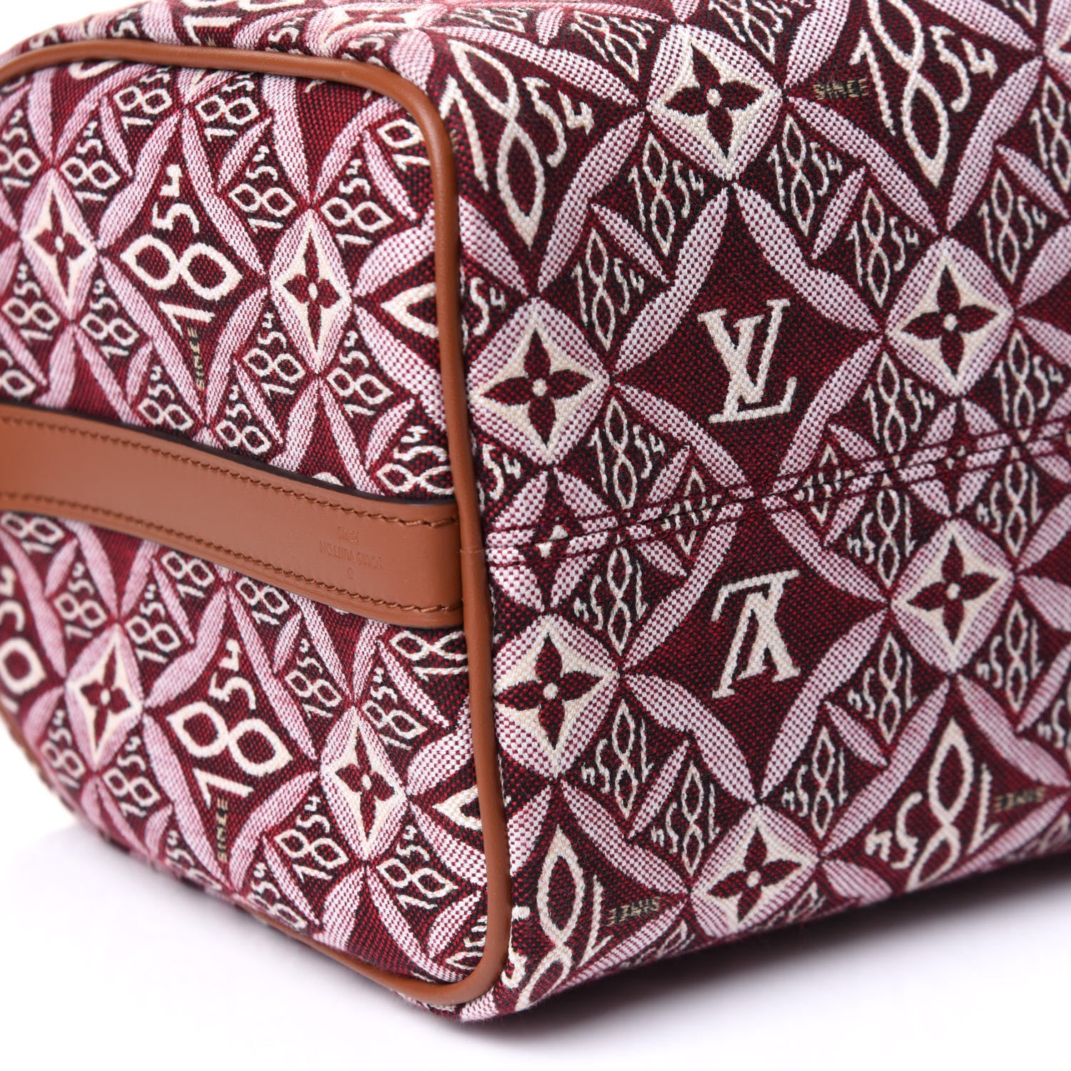 Louis Vuitton Jacquard Since 1854 Speedy Bandouliere 25 Bordeaux 8 of 11