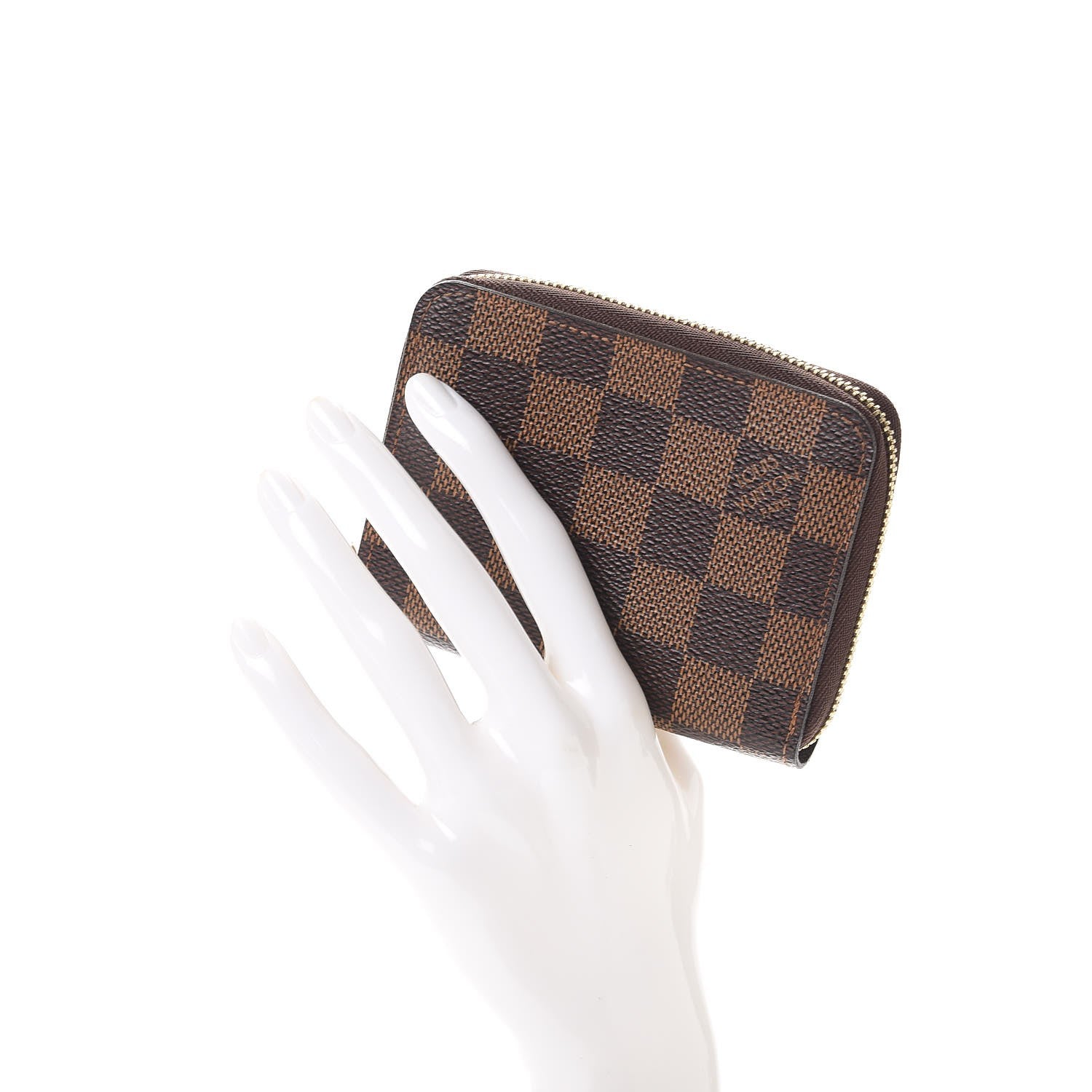 Louis Vuitton Damier Ebene Zippy Coin Purse 2 of 8