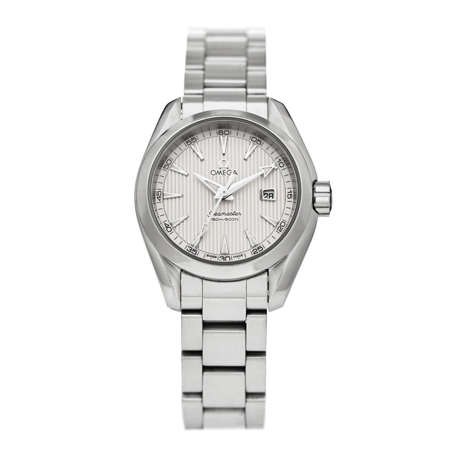 Omega Stainless Steel 30mm Seamaster Aqua Terra Quartz Watch Silver 231.10.30.60.02.001 1 of 4