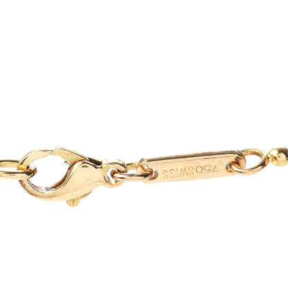 Chopard 18K Yellow Gold 5 Happy Diamonds Bow Pendant Necklace 4 of 4