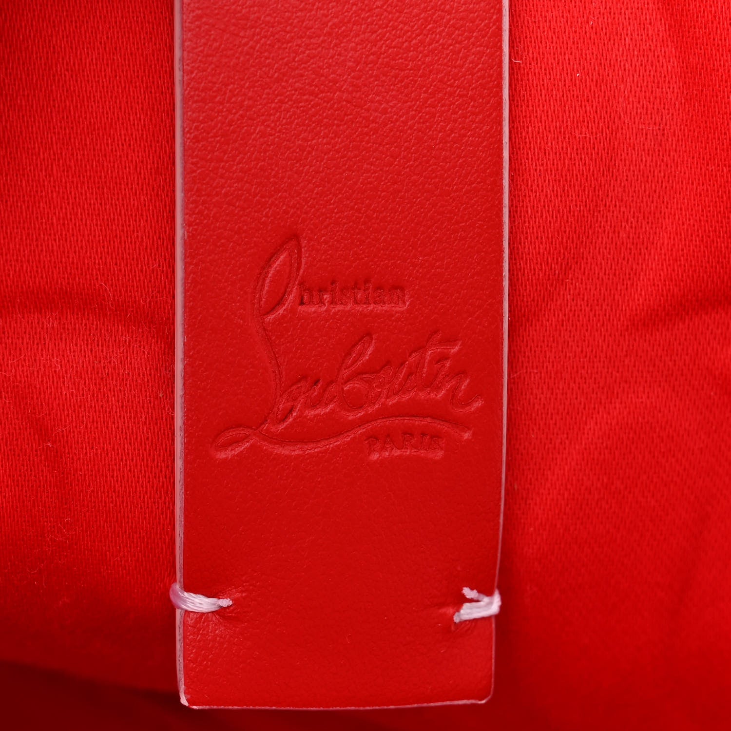 Christian Louboutin Nappa Embossed Mini East West Cabata Tote White 6 of 10