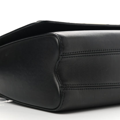Louis Vuitton Calfskin Since 1854 Embroidered Twist MM Black 9 of 11