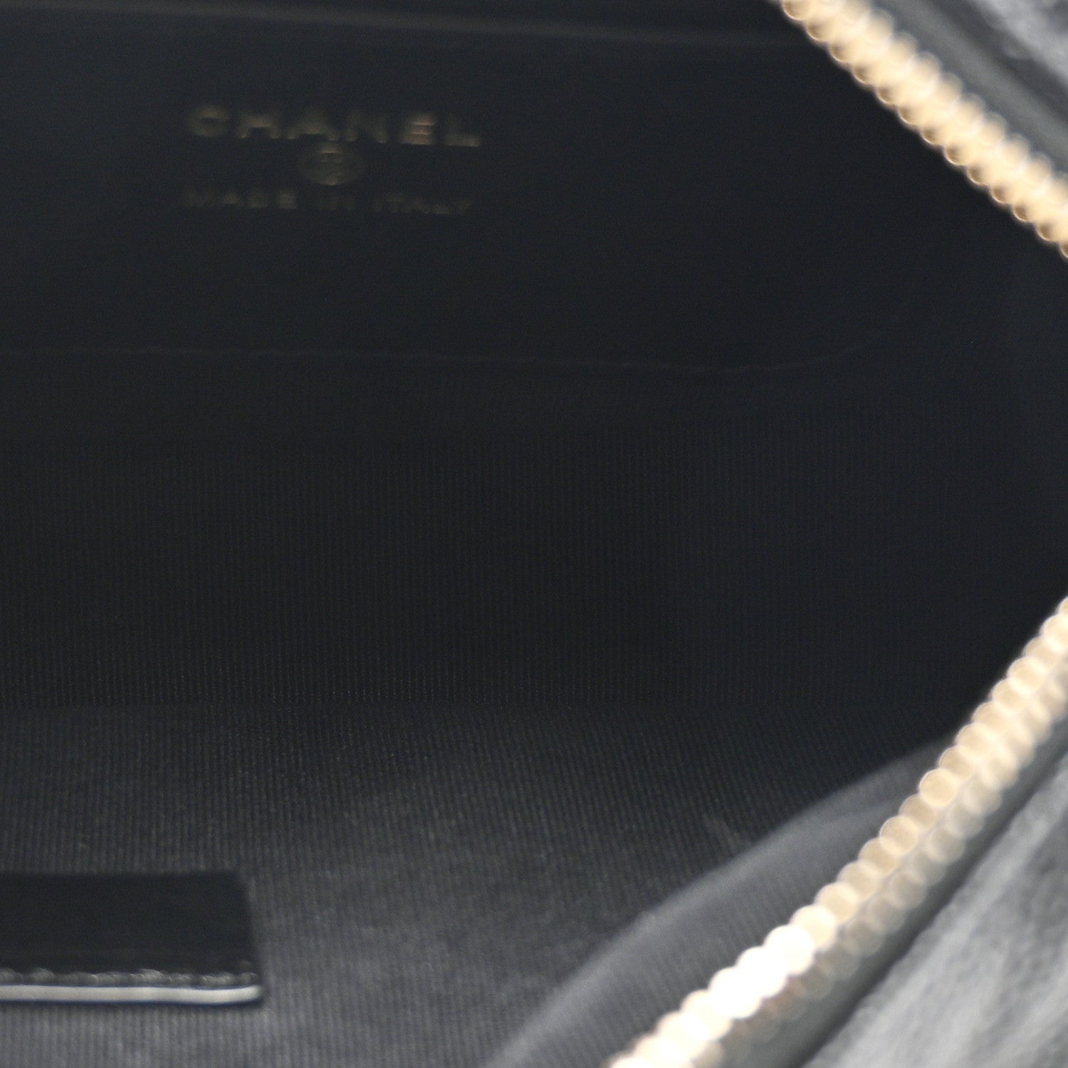 Chanel Shiny Caviar Quilted Bow Pouch Hobo Black 4 of 12