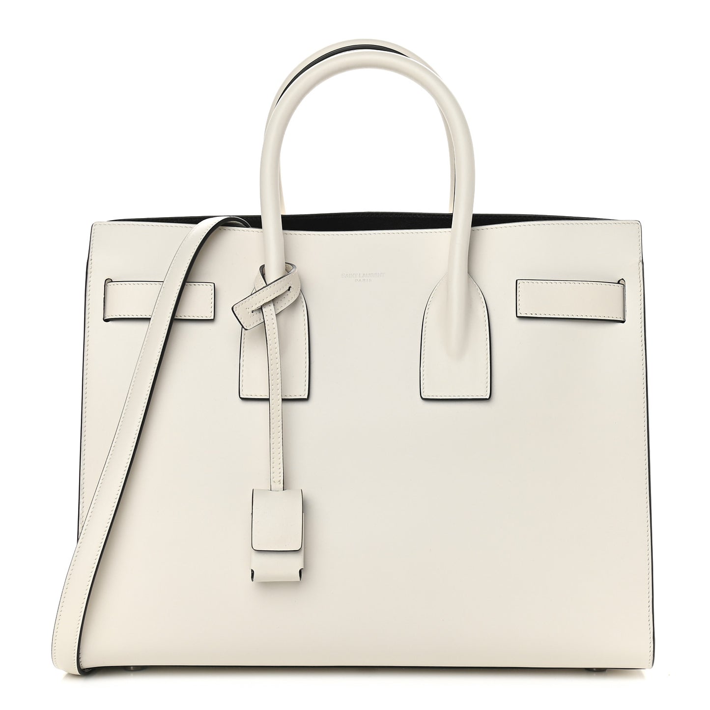 Calfskin Small Sac De Jour Dove White