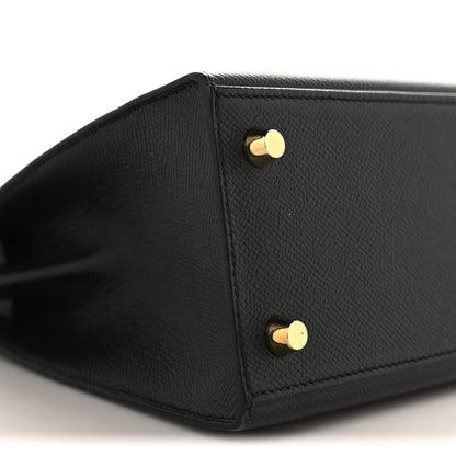 Hermes Epsom Kelly Sellier 25 Black 9 of 10