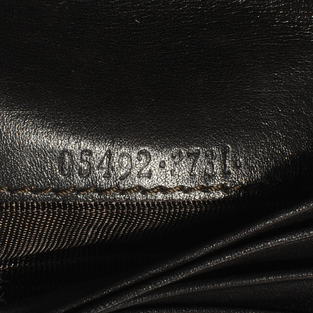 Monogram Compact Wallet Dark Brown