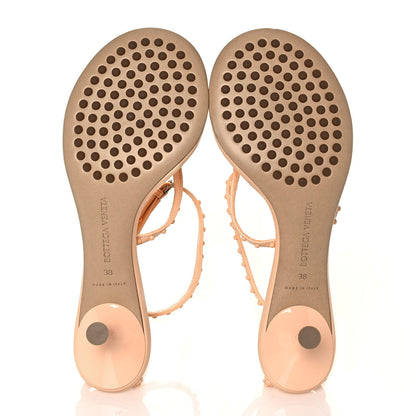 Bottega Veneta Lambskin Lagoon Bubble 55mm Sandals 38 Macaroon 5 of 8