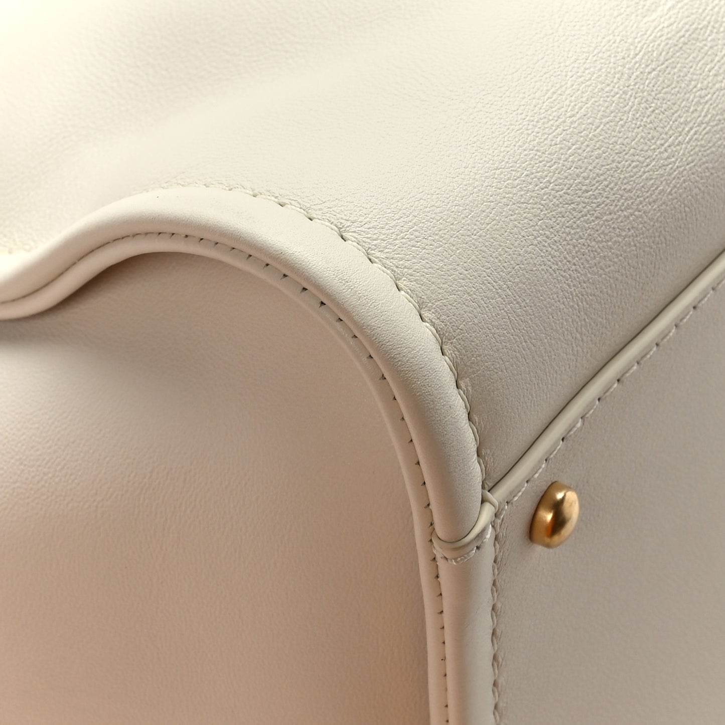 Calfskin Medium Deauville Tote White Multicolor