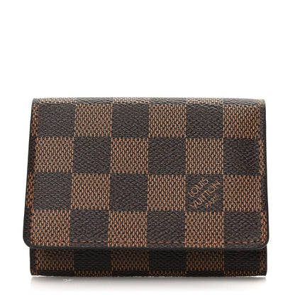 Louis Vuitton Damier Ebene Business Card Holder 1 of 6