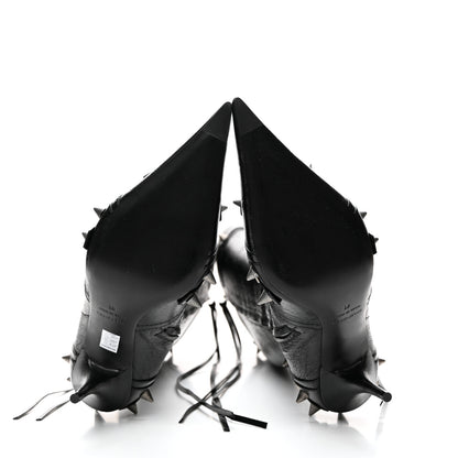 Balenciaga Agneau Arena Spike Spiked Cagole 90mm Boots 41 Black 5 of 8