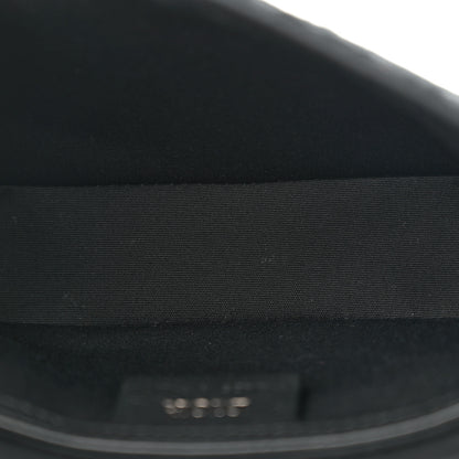 Christian Dior Oblique Jacquard Grained Calfskin Mini Saddle Messenger Bag With Flap Black 5 of 14