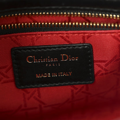 Christian Dior Lambskin Cannage Small Lucky Badges My Lady Dior Black 6 of 11