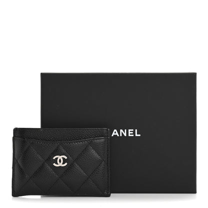Chanel Caviar Quilted Card Holder Black 16 of 16
