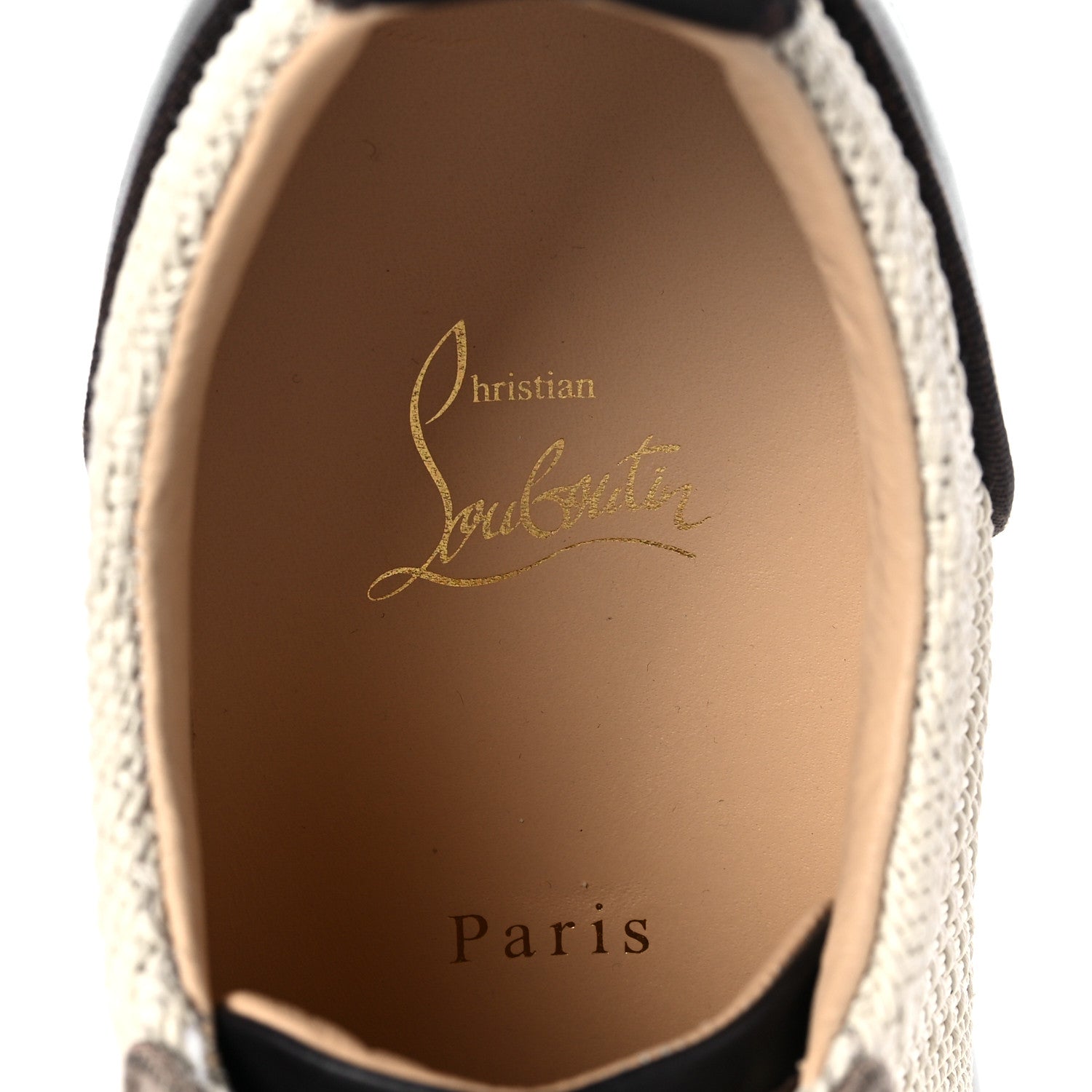 Christian Louboutin Calfskin Mens Junior Orlato Flat Sneakers 42 Natural 8 of 8
