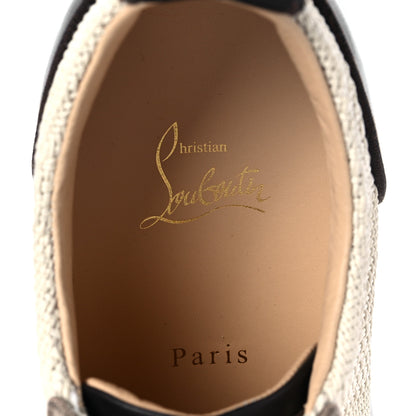 Christian Louboutin Calfskin Mens Junior Orlato Flat Sneakers 42 Natural 8 of 8