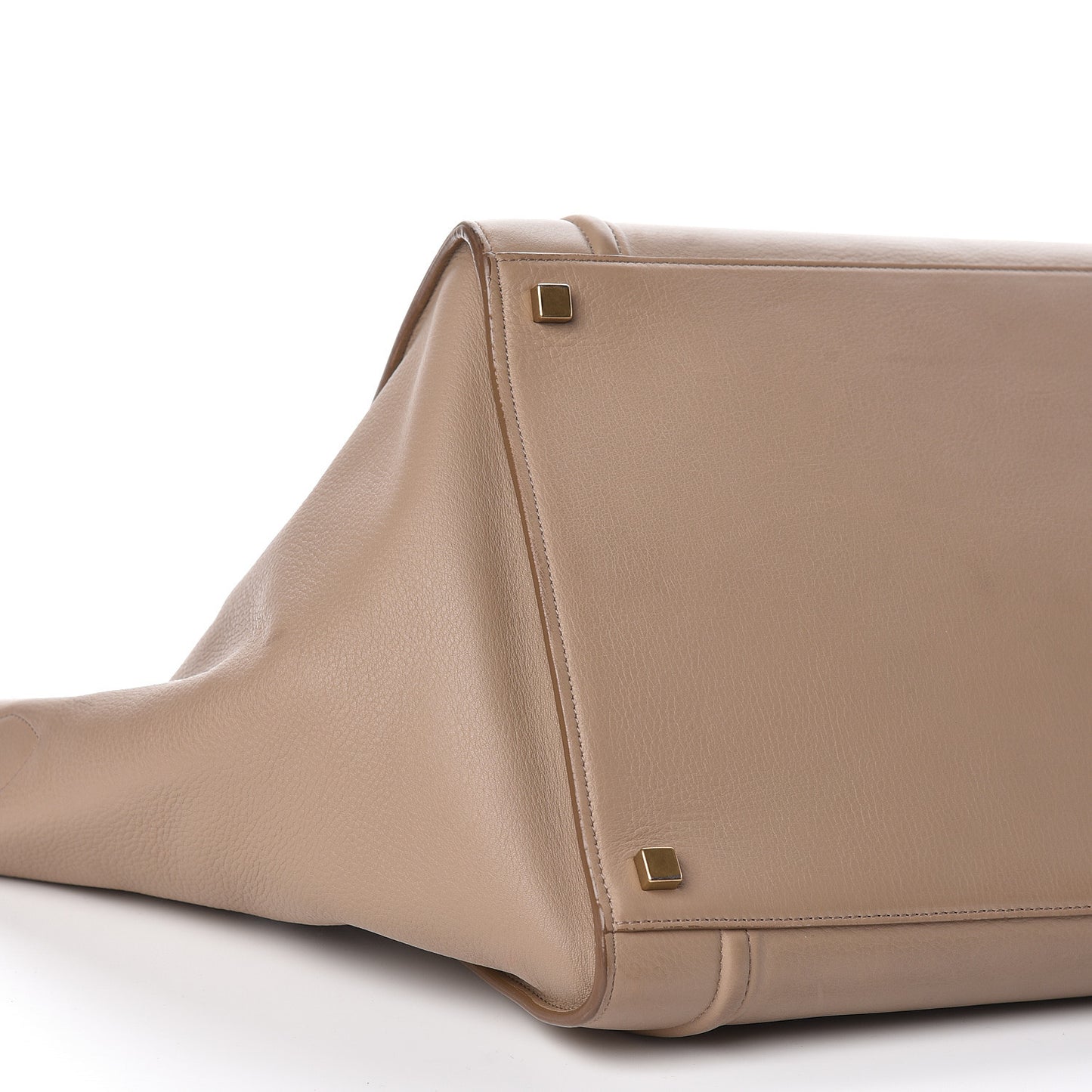 Supple Calfskin Medium Phantom Luggage Beige