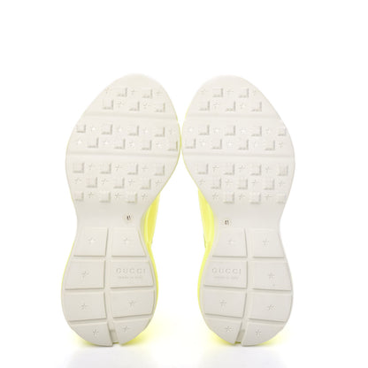 Gucci Calfskin Womens Rhyton Sneakers 41 Fluo Yellow 5 of 8