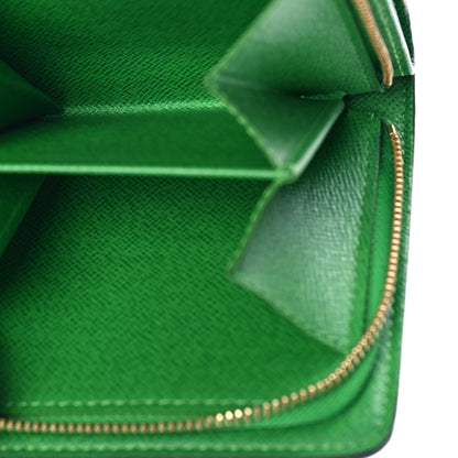 Louis Vuitton Monogram Perforated Compact Zipped Wallet Green 6 of 11