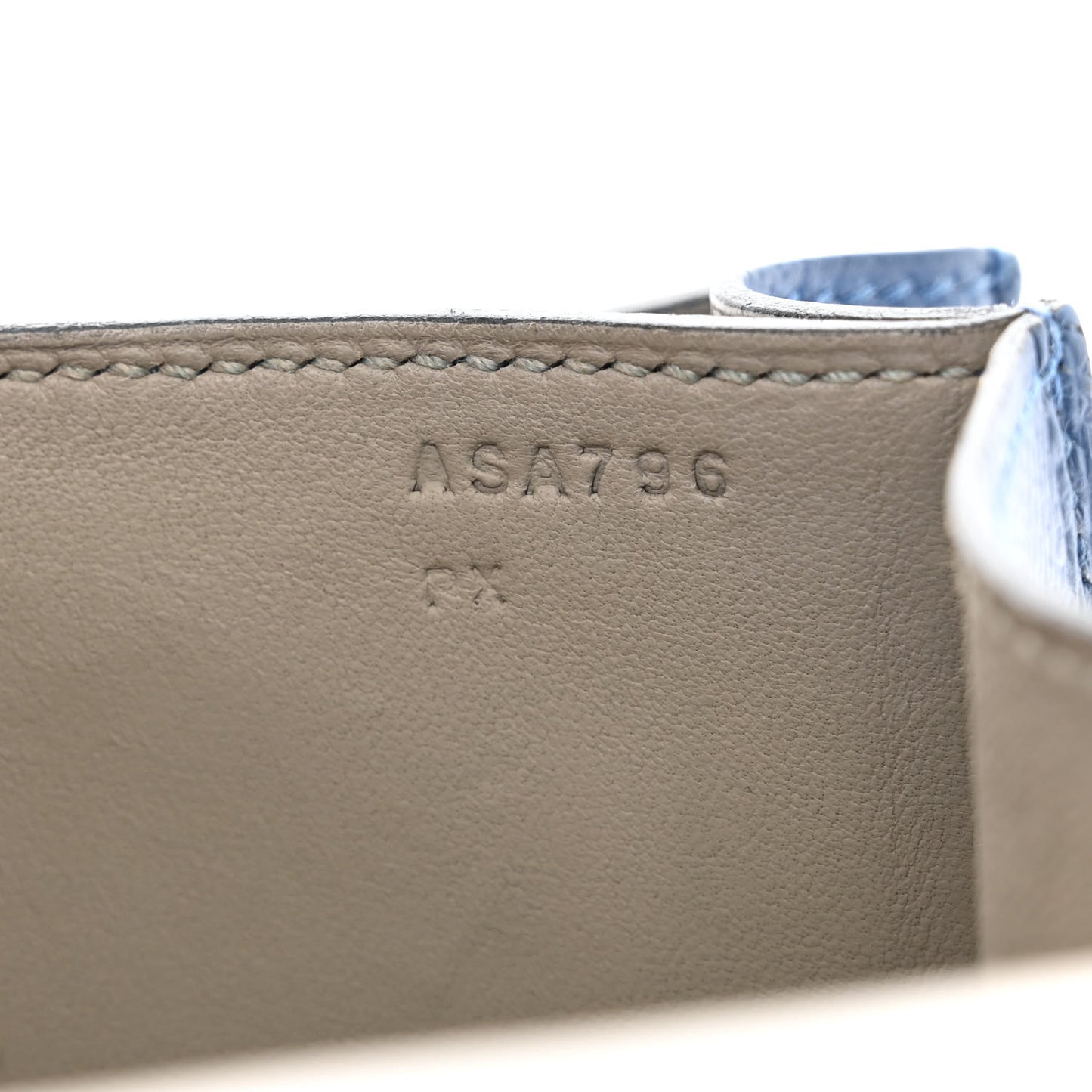 Epsom Constance Verso 24 Bleu Agate Gris Mouette