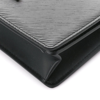 Louis Vuitton Epi Twist Belt Chain Wallet Black 9 of 10