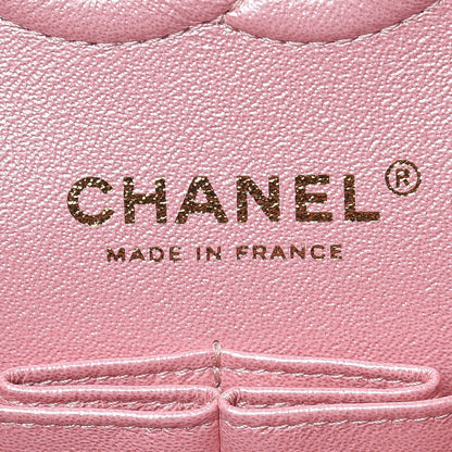 Chanel Iridescent Caviar Quilted Small Double Flap Pink 9 of 11