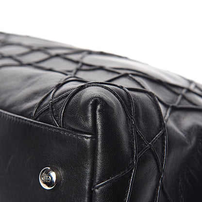 Christian Dior Lambskin Cannage Large Granville Tote Black 13 of 15