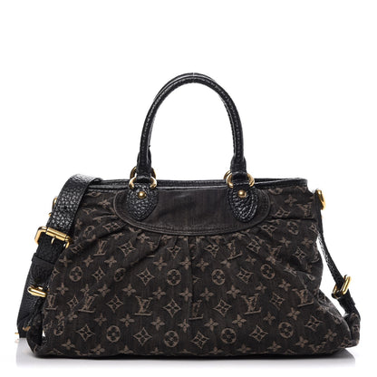 Louis Vuitton Denim Neo Cabby MM Black 1 of 10
