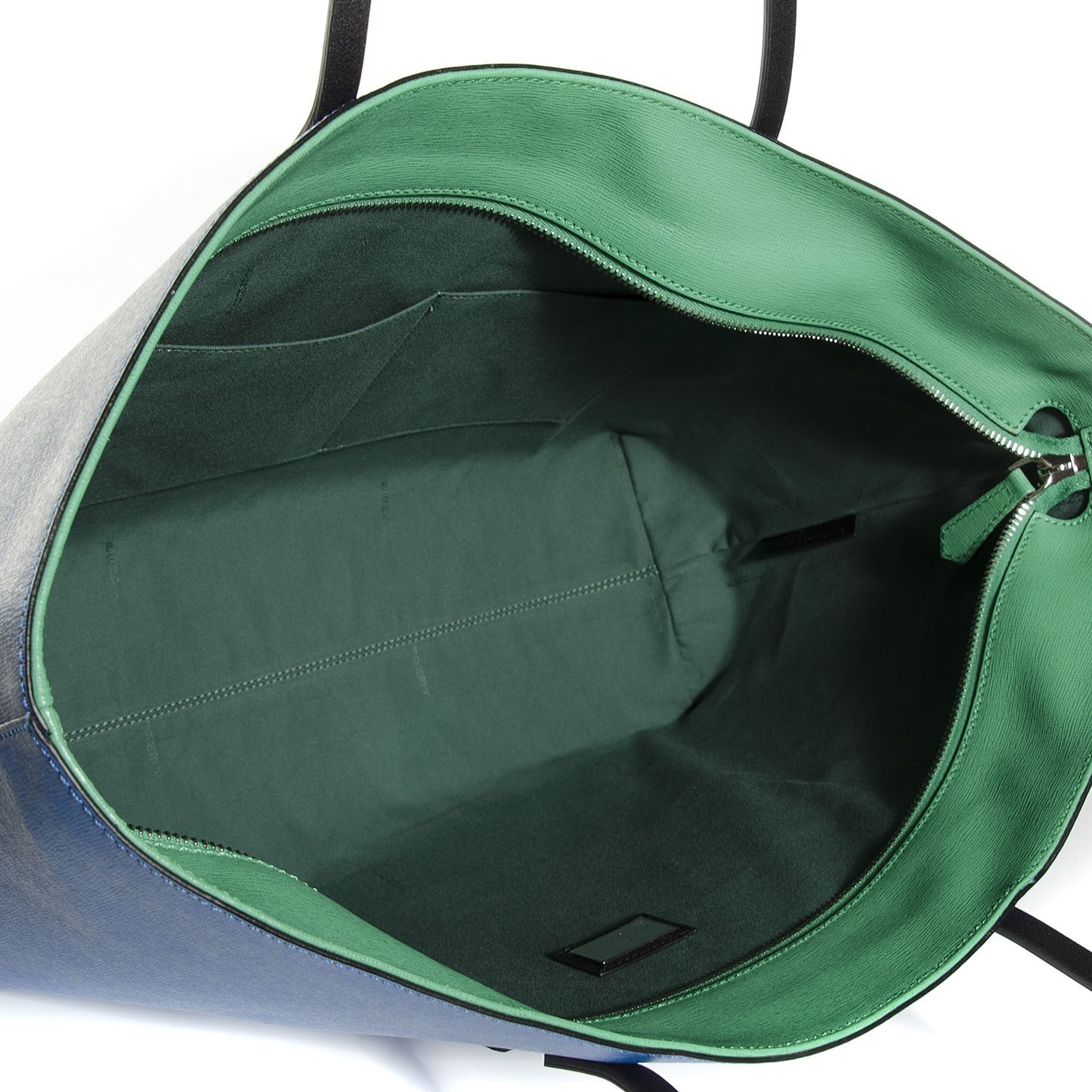 Vitello Elite Cuoio Monster Buggies Medium Roll Tote Zaffire Black Multicolor Lago
