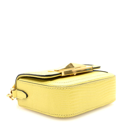 Jimmy Choo Lizard Embossed Mini Bag Yellow 4 of 9