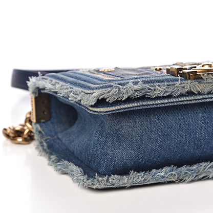 Chanel Denim Patchwork Small Boy Flap Blue 8 of 10