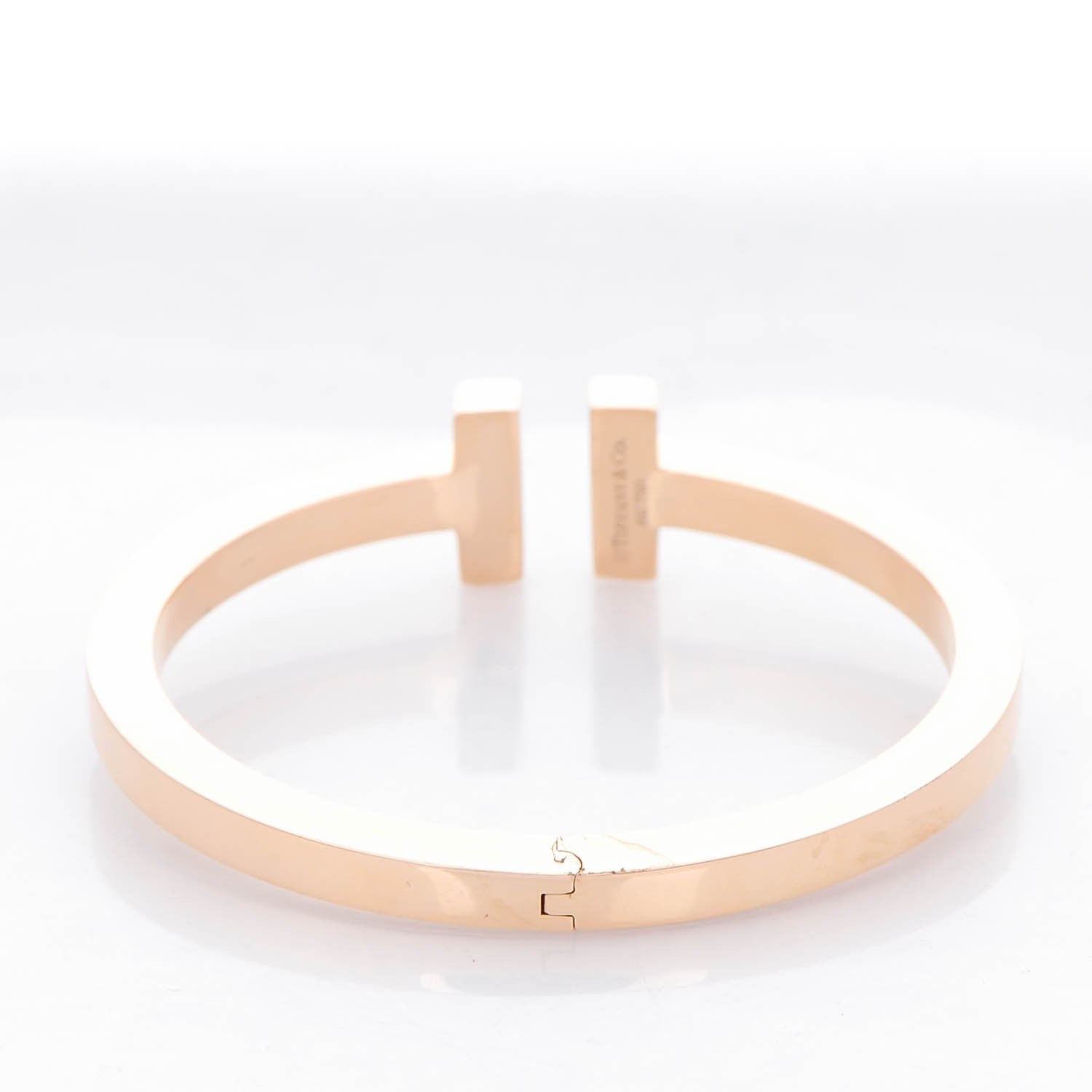 Tiffany 18K Rose Gold T Square Bracelet 3 of 5