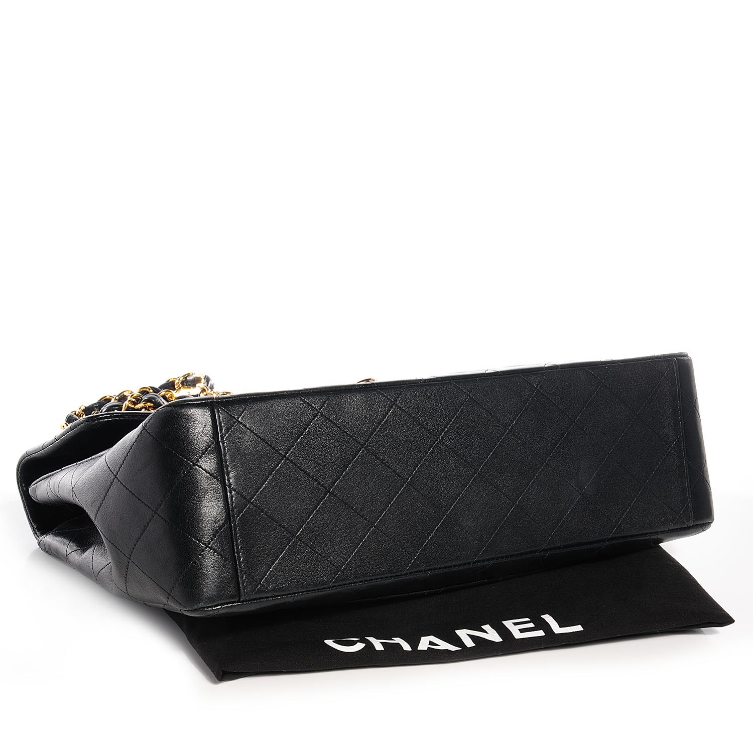 Chanel Lambskin XL Jumbo Flap Black 4 of 10
