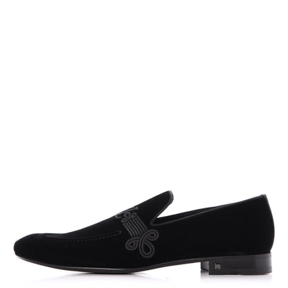 Louis Vuitton Velvet Parade Mens Loafer 12 Black 1 of 8