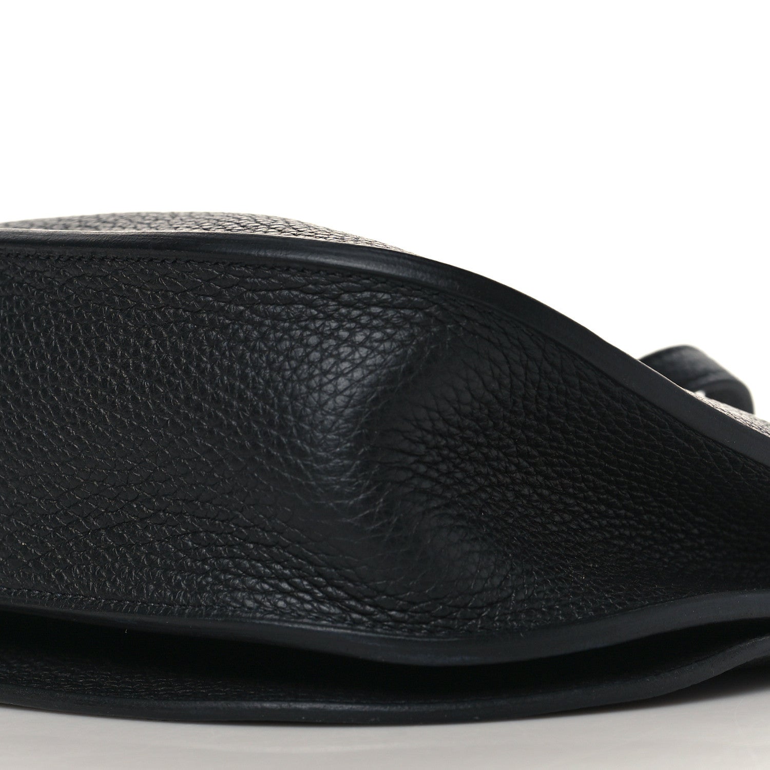Hermes Taurillon Clemence Chevre Mysore Saut 25 Black 8 of 9