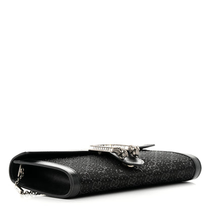 Gucci Satin Crystal Small Dionysus Shoulder Bag Black 4 of 11