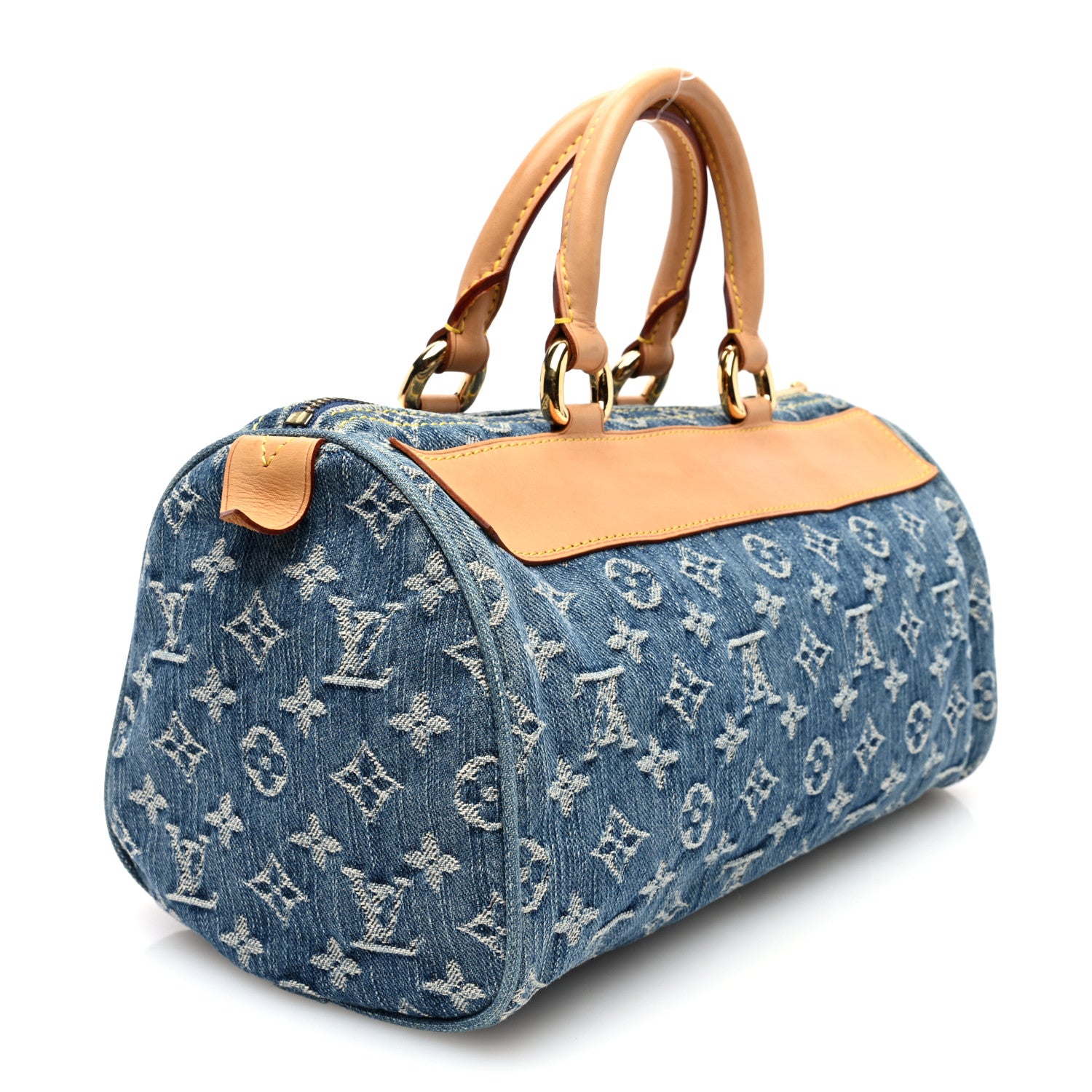 Louis Vuitton Monogram Denim Neo Speedy Blue 3 of 9