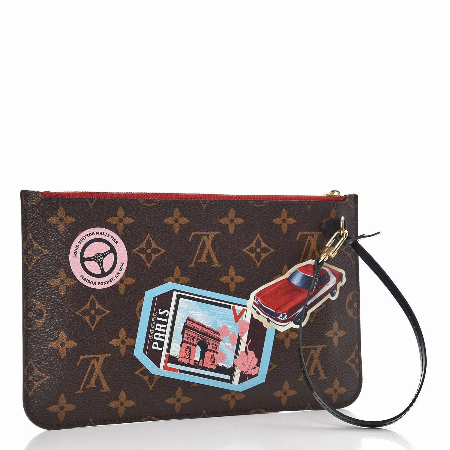 Louis Vuitton Monogram World Tour Neverfull MM GM Pochette 3 of 7