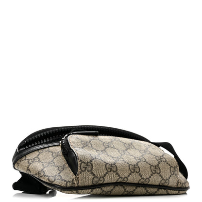 Gucci GG Supreme Monogram Belt Bag Black 4 of 13